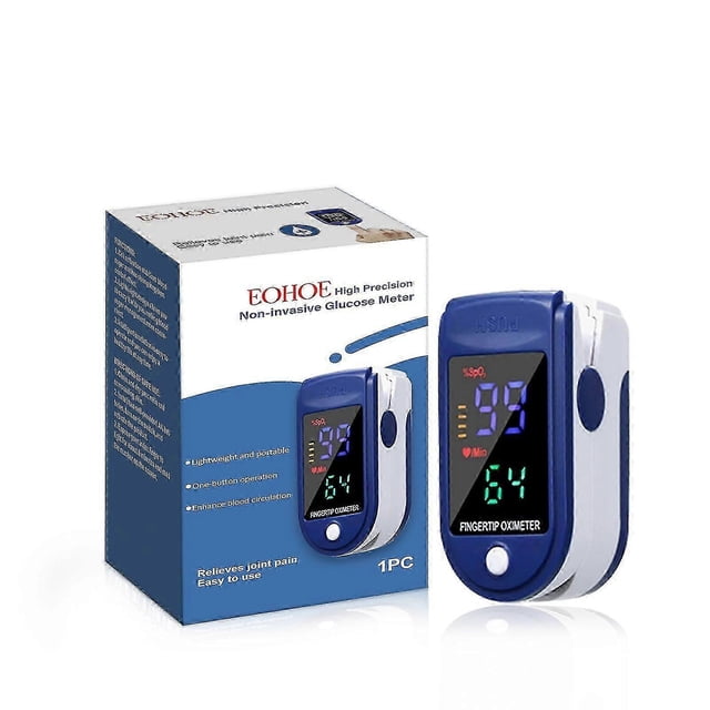 Portable Blood Glucose Monitor With Leg Foot Discomfort Relief Feature Compact Health Tracking Device With Clear Display Readings