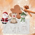 thumbnail image 4 of Silicona Para Dulces De Navidad, Adornos Para Pasteles, Suministros Para Hornear En La Cocina, Arte 3D, Santa, Muñeco De Nieve, Ciervo, Molde Para Hacer Cateissary HA039312-00, 4 of 6