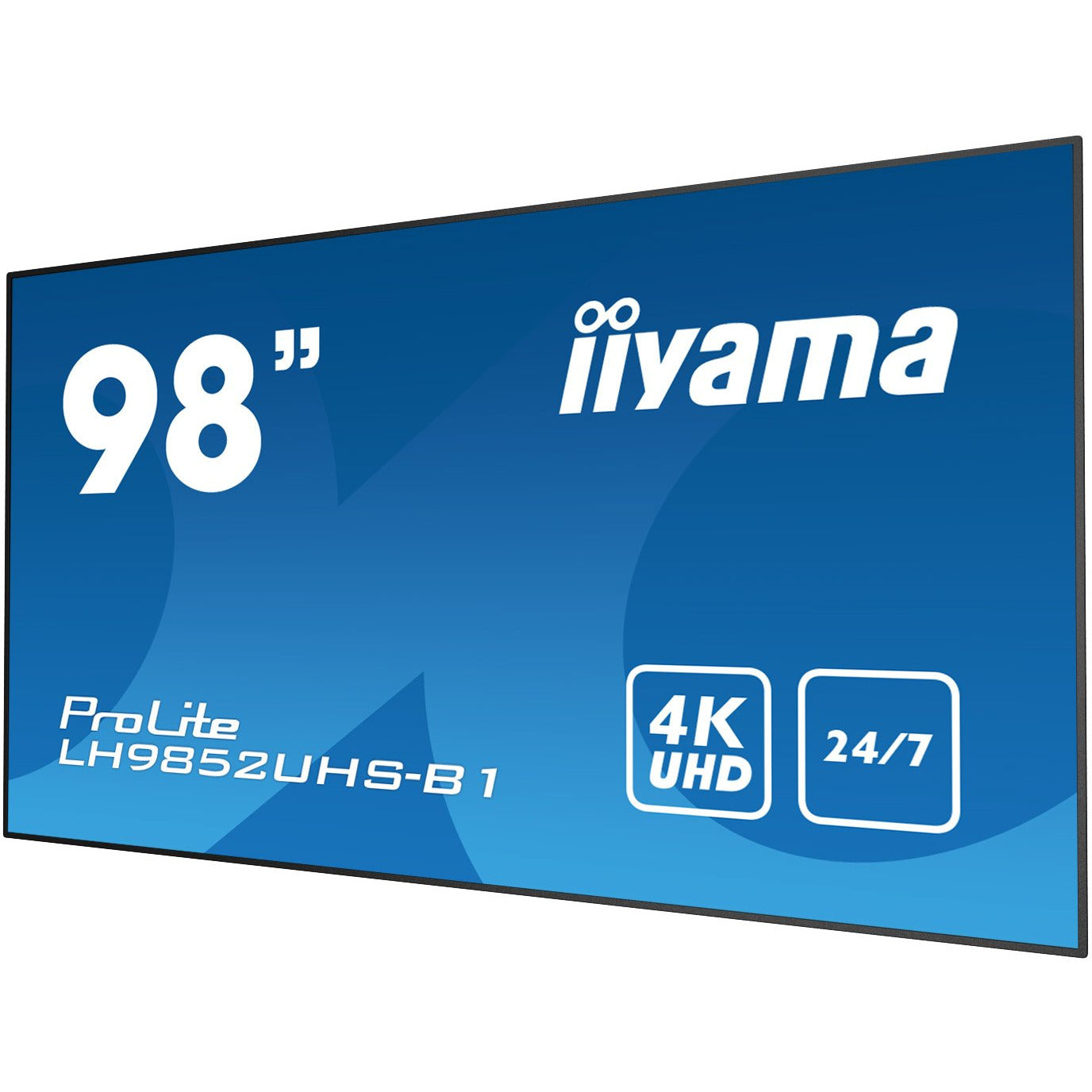 iiyama ProLite LH9852UHS-B1 98" 4K Professional Digital Signage 24/7 LFD - image 3 of 19