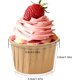thumbnail image 2 of Moldes para cupcakes XCF moldes para hornear resistentes desechables para muffins grandes papel encerado, 2 of 4
