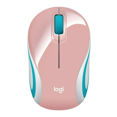 Logitech Wireless Mini Mouse M187 Ultra Portable, USB Unifying Receiver, Blossom