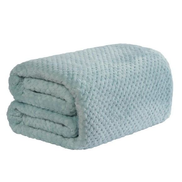 DBSFVPUS Blanket Basket Solid Color Pineapple Plaid Flannel Blanket Coral Velvet Sofa Cover Blanket Air Conditioning Blanket Nap Blanket