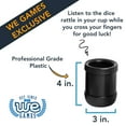 thumbnail image 3 of WE Games Dice Cup Set - 4 Professional Grade Plastic Cups with 20 Dice, 3 of 11