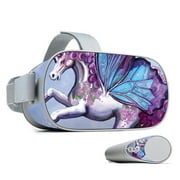 MightySkins OCGO-Lilac Unicorn Skin Decal Wrap for Oculus Go Sticker - Lilac Unicorn