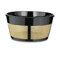 Café Brew Reusable 8-12 Cup Basket Coffee Filter, Permanent Stainless Steel