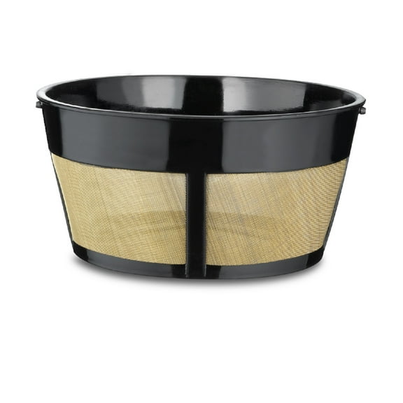 Café Brew Reusable 8-12 Cup Basket Coffee Filter, Permanent Stainless Steel