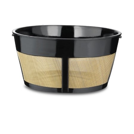 Café Brew Reusable 8-12 Cup Basket Coffee Filter, Permanent Stainless Steel