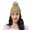 Bronze, variant on Knit Beanie Hat for Women and Men, Faux Fuzzy Pom Pom Winter Ski Skullies Cap, Khaki