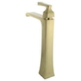 thumbnail image 3 of Fine Fixtures Arched Square Single Hole Vessel Sink Bathroom Faucet, Satin Brass, 3 of 5