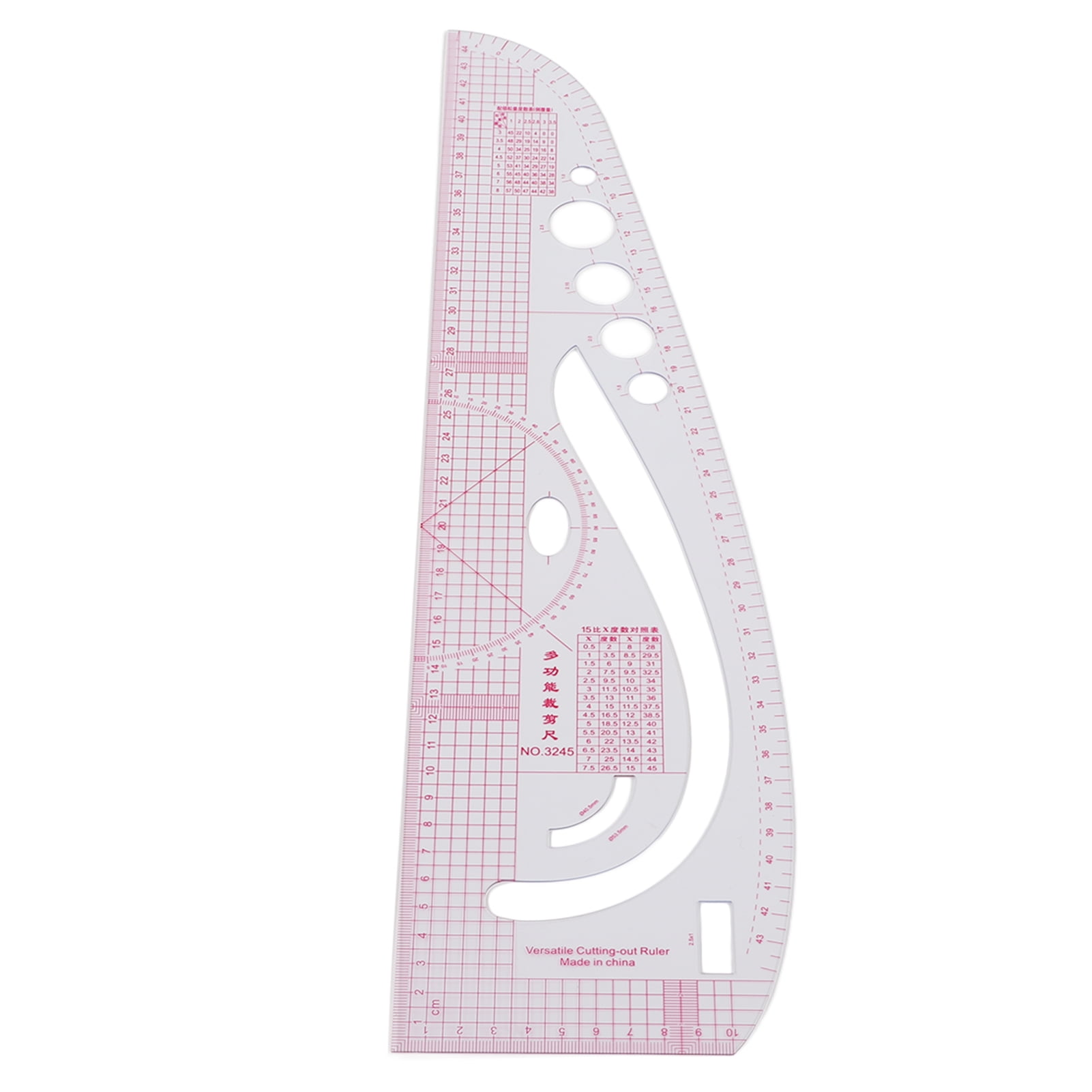 Pièces règle de couture multifonction en forme de courbe classement tailleur vêtements Pièces règle de couture multifonction en forme de courbe classement tailleur vêtements