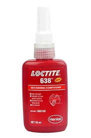 Loctite 638 High Strength Retaining Compound Metal Adhesive Retainer Glue 50 ml - 20 Pack