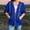#Blue, variant on Women's Zip Up 3/4 Cuffed Sleeve Hoodie,Drawstring Hooded Sweatshirt Jacket with Side Pockets,Black,Women's Plus Size L
