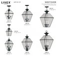 thumbnail image 5 of Livex Lighting Westover Outdoor Chain Hang in Black, 5 of 15