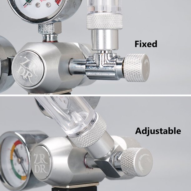 Válvula de retención DIY sistema de Control de reacción de CO2 Wdftyju de alta precisión accesorios ajustables Kits de válvula reductora de presión de CO2 para pecera