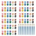 thumbnail image 1 of Mini Juego de Pintura Acrílica de 10 Piezas, Pintura para Niños, Juego de Pintura para Niños de 12 Colores, Tiras de Pintura Acrílica para Niños y Adultos, 1 of 5