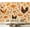 Color 1, variant on Wall Mural Peel and Stick Woodland Animals Plants Fox Deer Squirrel Foliage Green Self-Adhesive Wallpaper Removable Wall Decal Wall Sticker Home Decor for Living Room Bedroom 69"x96"
