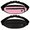 black+pink, variant on Elastic Waist Pack for Outdoor Sports Running Cycling Fitness with Phone Pocket and Coin Compartment Durable Lightweight Fanny Pack