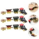 thumbnail image 5 of 3 piezas de tren de madera en miniatura para decoración de casa de muñecas, adorno, tren artesanal vívido, mini escultura de tren., 5 of 7