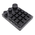 thumbnail image 1 of Clavier Macro Programmable, Pavé Mécanique de Jeu 16 Touches, Clavier Filaire Personnalisé pour Copier et Coller des Graphiques PS, Compatible avec OS X, 1 of 7
