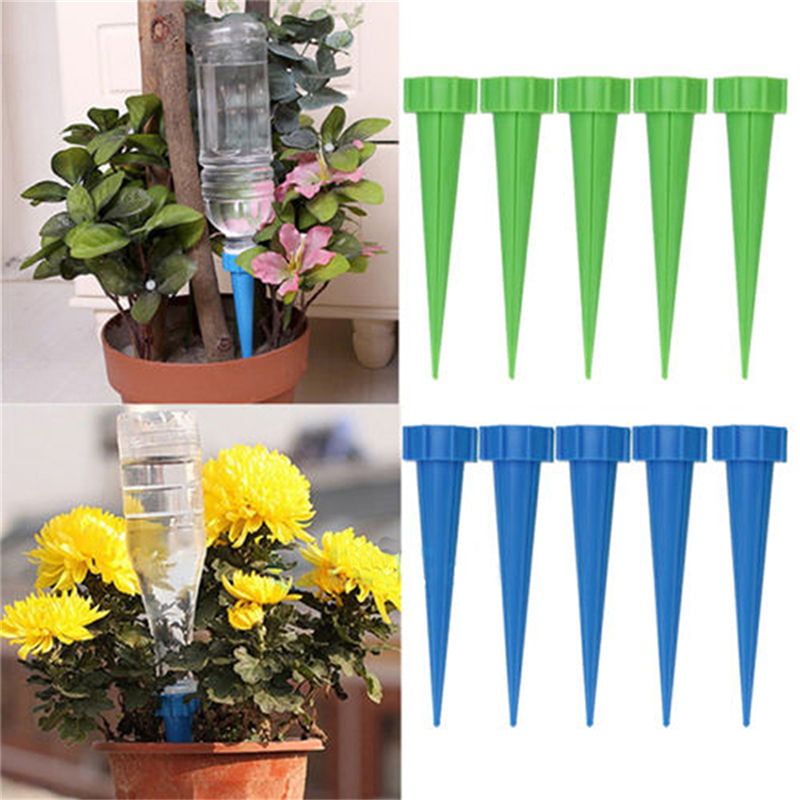 12x Automatic Watering Spike Garden Cone Plant Bottle Irrigation Flower Waterers 