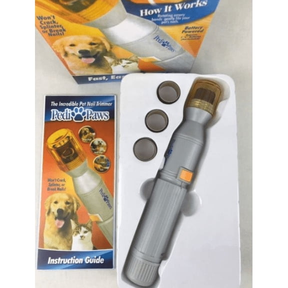 Pedi -Paws Animal Nail Trimmer Grinder Grooming Tool Care Clipper For Pet Dog Cat