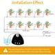 thumbnail image 2 of Sistema de riego de plantas Regadera automática para plantas, kit de sistema de riego por goteo con temporizador de programación de 30 días USB y dispositivos de riego automático con batería para, 2 of 8