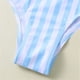 thumbnail image 5 of REDARER Girls' Two-Piece High-Waist Stripe Bikini Set with Ruffle Bathing Suit,Size 11-12 Years, 5 of 5