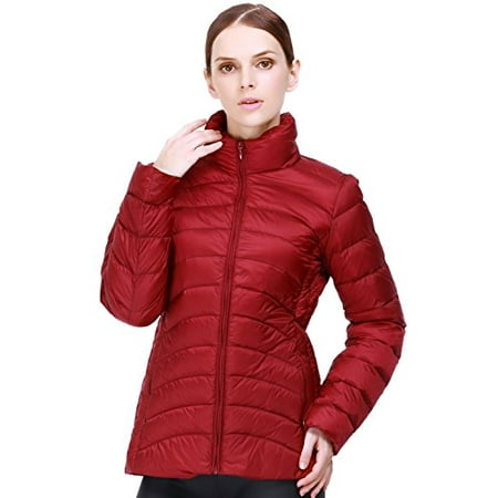 Puredown Weatherproof Women's Packable Down Puffer