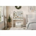 thumbnail image 1 of Mdf Storage Stool Dressing Table, 1 of 9