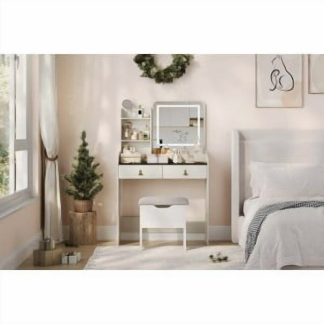 Mdf Storage Stool Dressing Table