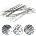 thumbnail image 3 of FRCOLOR binder rings 100Pcs Loose Leaf Binder Rings Notebook Spiral Binding Coils Double Loop Wire Binding Rings,11.69"X0.47"X0.39", 3 of 5