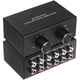 thumbnail image 1 of Switcher RCA Bidireccional de 4 Vías Splitter HiFi AV L/R Canal de Sonido 2 en 4 Salidas O 4 en 2 Salidas, 1 of 10