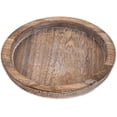 thumbnail image 5 of WLGJL Candle Plate Holder Tray: Round White Wood Decorative Tray Decor - Rustic Farmhouse Coffee Table Decor - Tealight Pillar Trays for Home Decor （Whitewashed）, 5 of 5