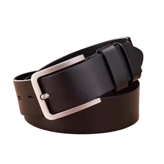 Popular belt men's gift genuine leather new pin buckle belt trendy jeans belt retro versatile pure cowhide belt