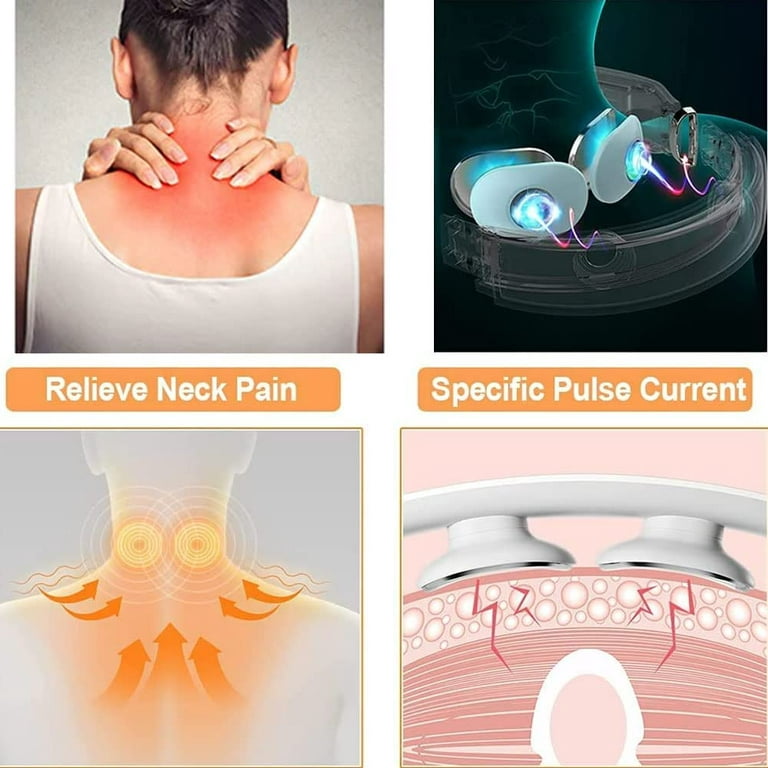 EMS Neck Acupoints Lymphvity Massage Intelligent Neck Pain Relief Massage  Device