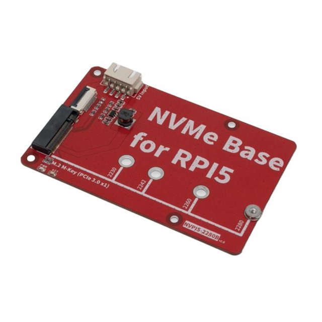 Carte Adaptateur d'Extension PCIe NVPI5-2280B/2242T pour Raspberry Pi 5