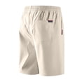 thumbnail image 3 of Mens Casual Walkshorts 9" Inseam Lightweight Summer Performance Training Short Pants Above Knee Elastic Waist Drawstring with Pockets, 3 of 7