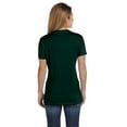 thumbnail image 3 of Hanes Ladies' 4.5 oz., 100% Ringspun Cotton nano-T V-Neck T-Shirt - S04V, 3 of 4