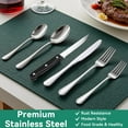 thumbnail image 5 of 49-Piece Stainless Steel Silverware Set with Cutlery Organizer, Service for 8 with Steak Knives and Kitchen Utensils, 5 of 14