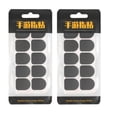 thumbnail image 1 of 2 bolsas de fibra de carbono Gaming pegatinas de dedo juego de teléfono Control de etiquetas engomadas (gris), 1 of 7