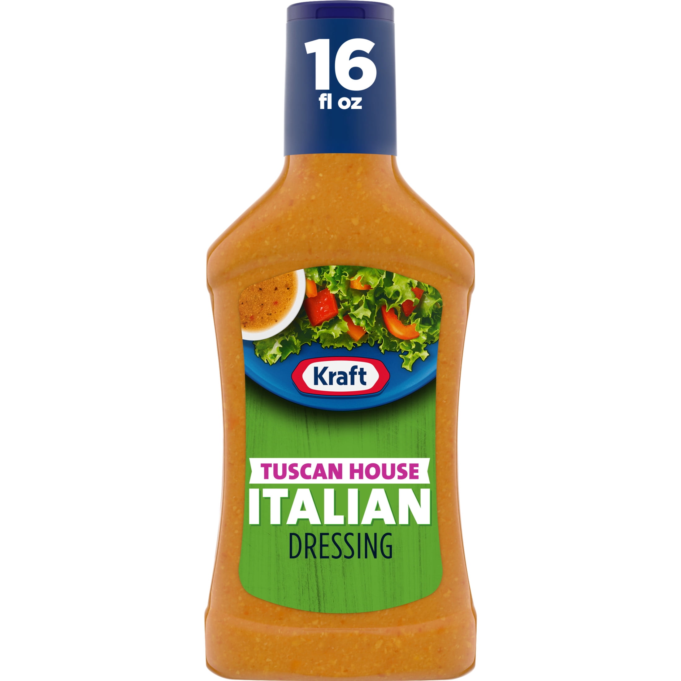 (6 pack) Kraft Tuscan House Italian Dressing, 16 fl oz Bottle