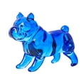 thumbnail image 3 of Estatua de bulldog francés, estatua de animal, arte coleccionable moderno, artesanía, decoración del hogar, perro azul, 3 of 9