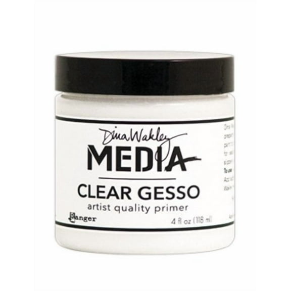 Ranger Dina Wakley Media Clear Gesso Jar Pack of 2 Piece