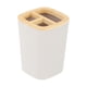 thumbnail image 1 of Soporte para cepillo de dientes para baño de pasta de dientes desmontable con 3 ranuras gris Macarena Porta cepillo de dientes, 1 of 5