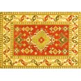 thumbnail image 1 of Ahgly Company Indoor Rectangle Geometric Yellow Traditional Area Rugs, 4' x 6', 1 of 4