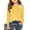#A18-Yellow, variant on Abcomgle Girls Long Sleeve Tops 10-12 Crewneck Winter Tshirts for Girls Trendy Basic Girls Tops Cotton Hawaiian Floral Print Girls Tunic Tops 8-9 Years,Blue