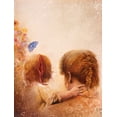 thumbnail image 2 of Lund, Denton 19x24 White Modern Wood Framed Museum Art Print Titled - The Blue Butterfly, 2 of 4