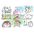 thumbnail image 3 of Textur’Art - Drawing table - Castles, prince and princess theme, 3 of 9