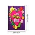 thumbnail image 4 of Amhnf Best Mom Ever Floral Heart Garden Flag For Home Outdoor Garden Yard Decor 12x18 inch, 4 of 5