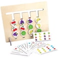 thumbnail image 4 of Slide Puzzle Toy Game Puzzle Actividades de aprendizaje preescolar Form de combinación de colores Rompecabezas para niño Yotijar Deslice el rompecabezas de juguetes, 4 of 7